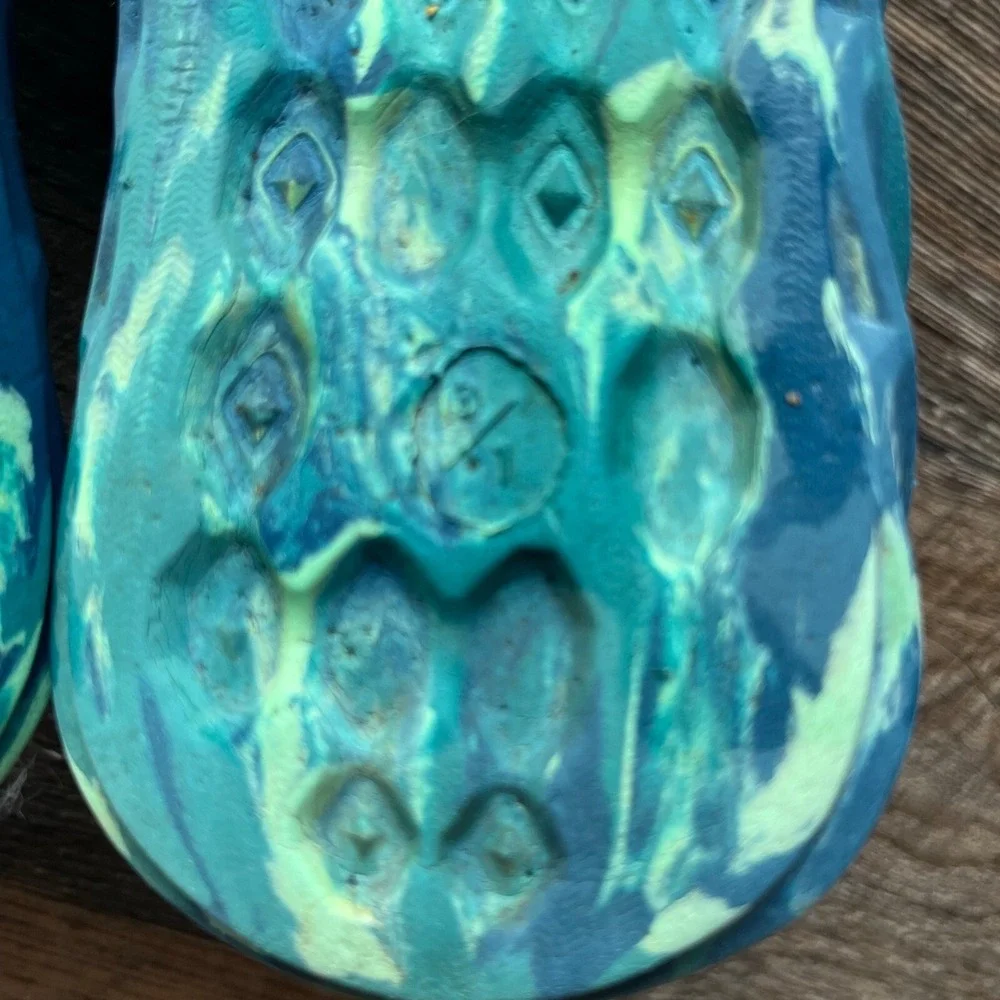 Rockin Kids Clogs Water‎ Shoes Slip On Comfort Blue Green Size Unknown